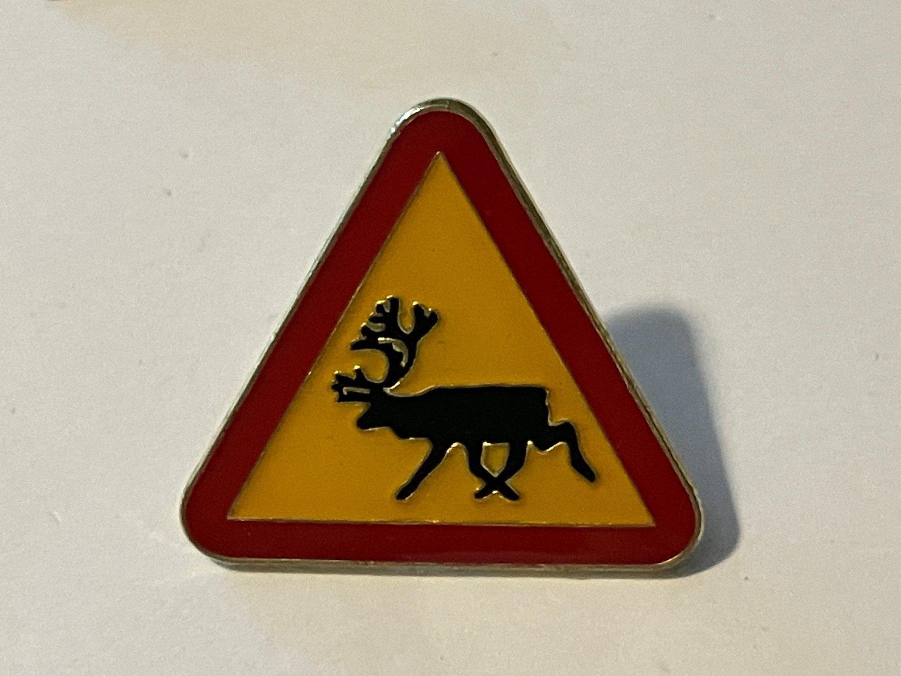 Placchette & Badge: 1 Pin Elche Warnschild – Usato da Basel venduto da djwwpp