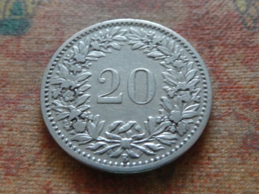 Tutti le monete: 20 Rp. 1897  (B) – Usato da Romanel-sur-Lausanne venduto da Swift13 1