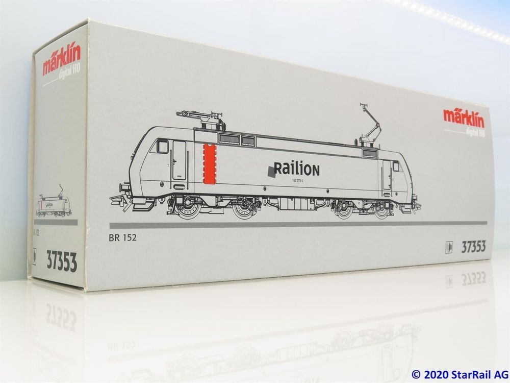Märklin 37353 Elektrolokomotive BR 152 073-3 Railion Sound (Neu und ...
