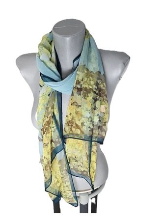 NEU! schöner Schal / Foulard ca. 160 * 50cm "Birkenwald"