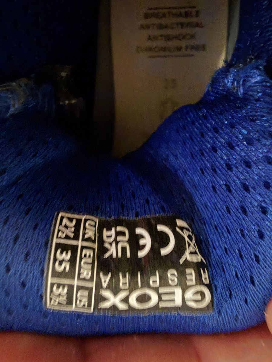 Geox Scarpe per ragazzi: Geox Kinderschuhe Gr. 35, Navy/Royal, Neu – Nuovo e nell'imballaggio originale da Härkingen venduto da Iceman_09 3