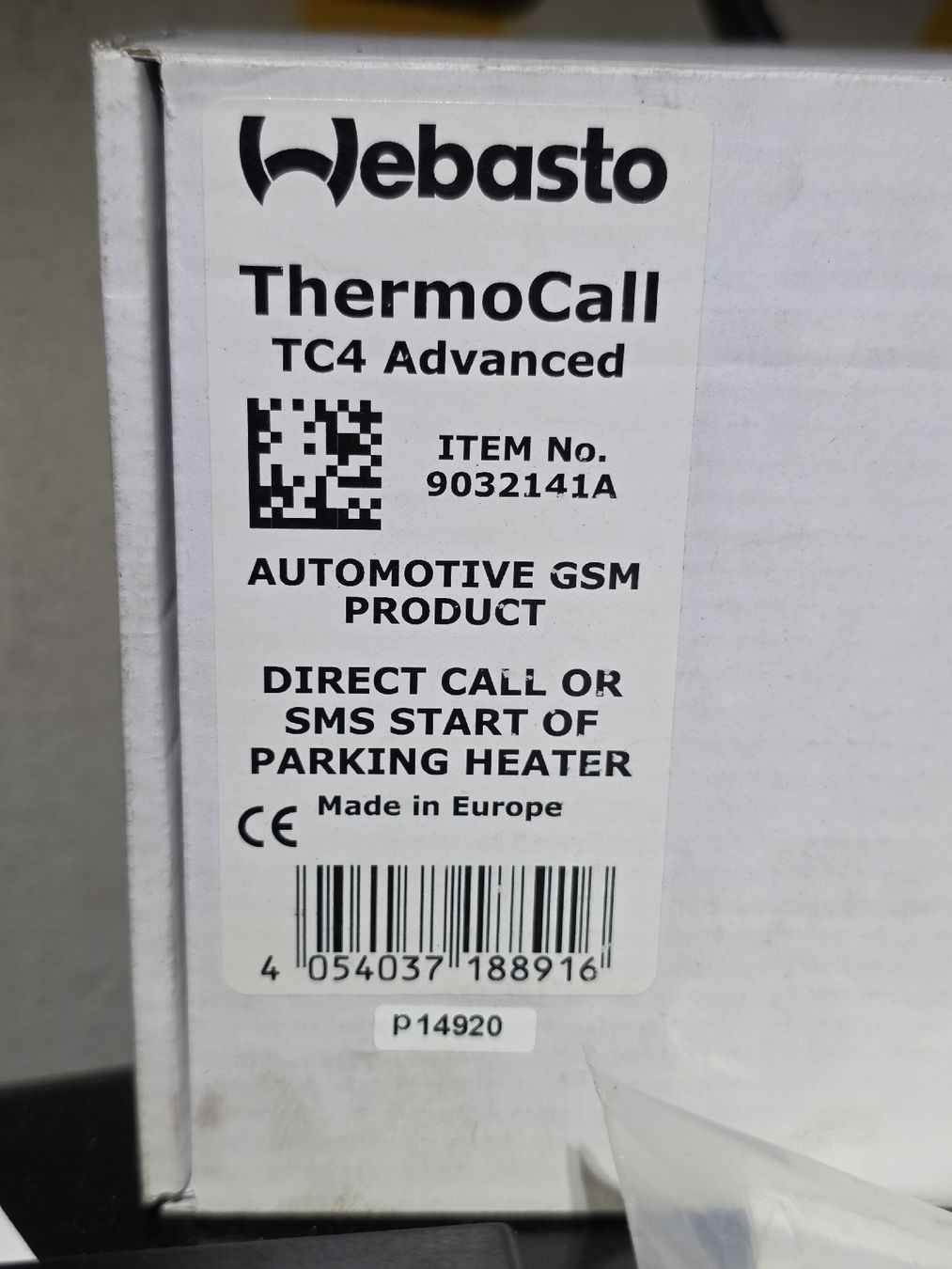 Alle Autoersatzteile: Webasto ThermoCall TC4 Advanced mit Verkabelung – Gebraucht aus Hermetschwil-Staffeln von Ro.Ton 1