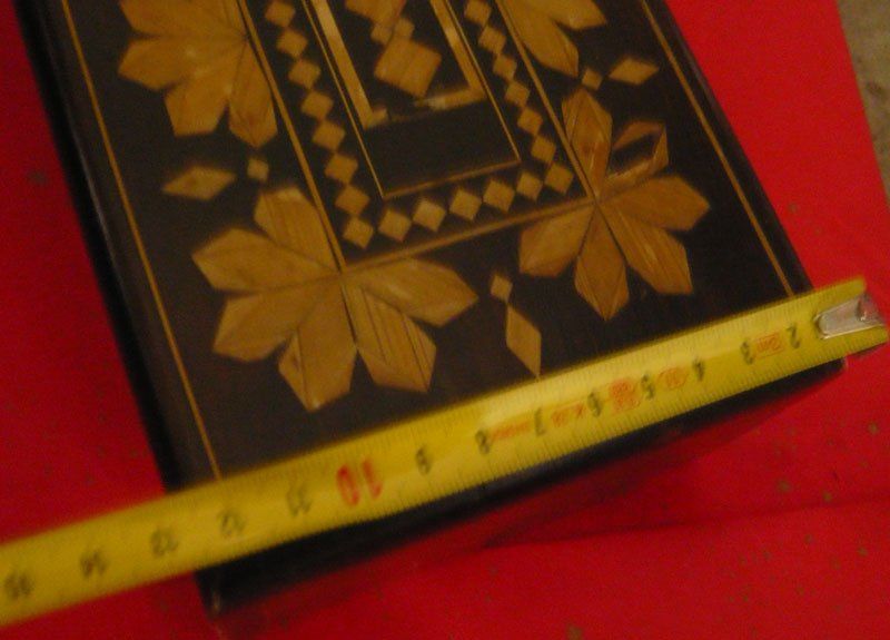 Casse di trasporto: Schachtel Handarbeit 27 x 12 x 10 – Usato da Ruggell venduto da Dolce9 4