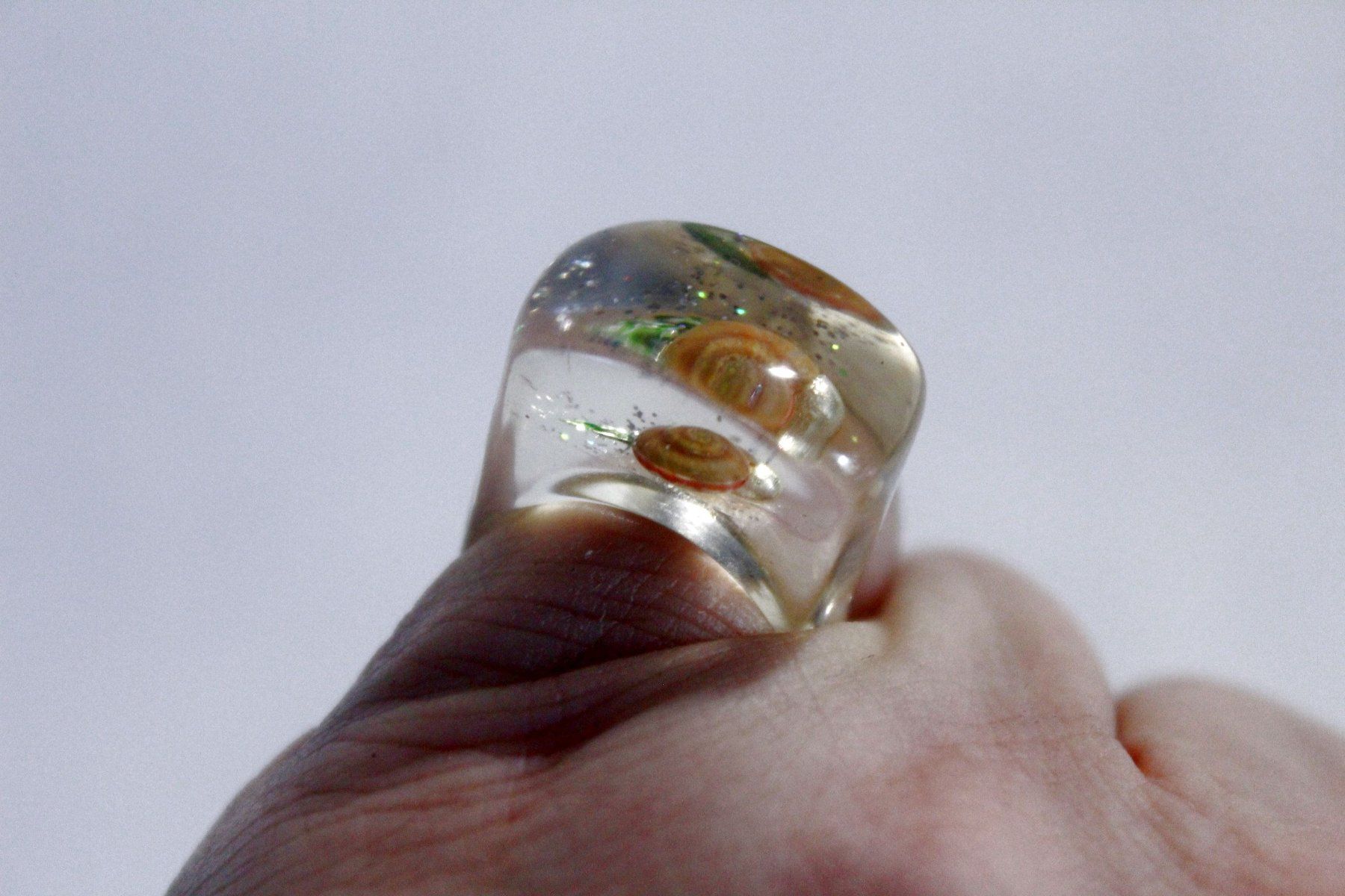 Ringe: Vintage Space-Age - Ring mit Muschel, Seestern, Seeigel, usw – Neu (gemäss Beschreibung) aus Bern von Vitaneuf 1