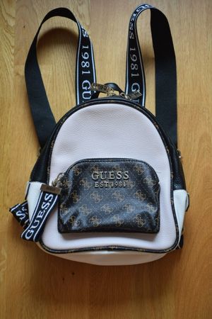 Guess Rucksack Weiss Rosa Schwarz