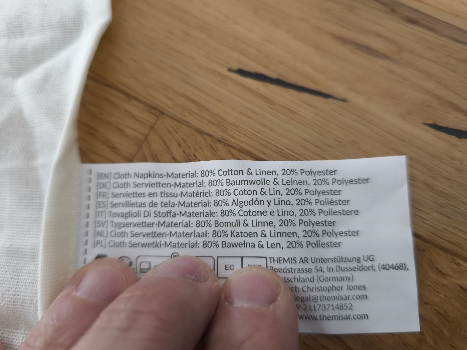 Tovaglioli: Stoff Servietten Baumwolle, Leinen + Polyester – Nuovo (secondo la descrizione) da Altishausen venduto da PS1992 1