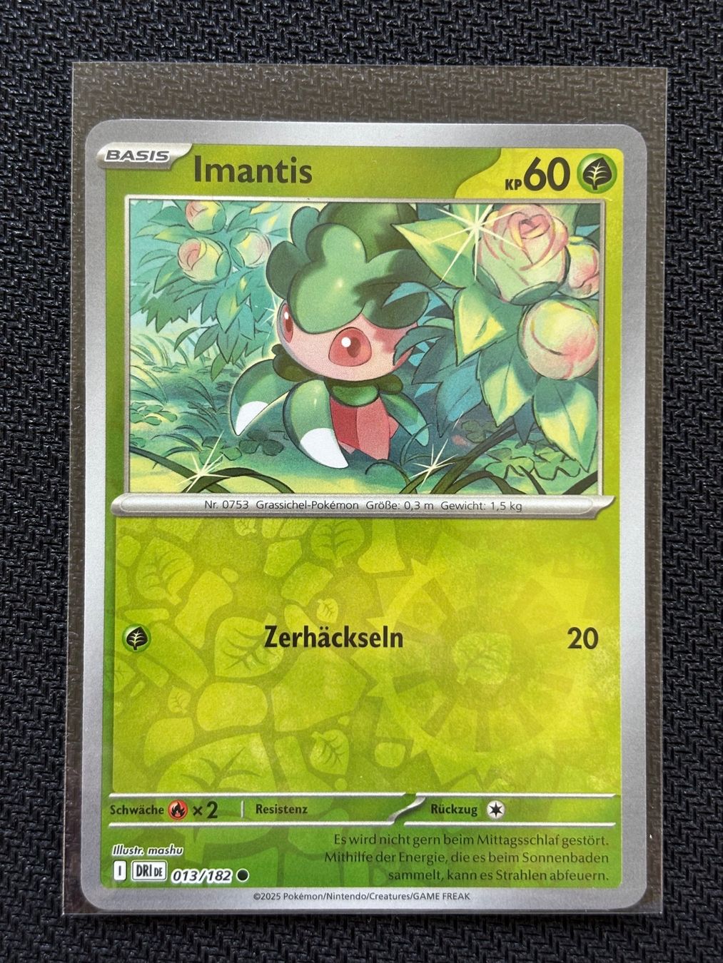 Pokémon Carte collezionabili: Imantis (DRI 013) Reverse Holo - Ewige Rivalen - DE – Nuovo (secondo la descrizione) da Hergiswil NW venduto da Feybyen