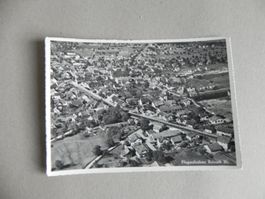 Karte Reinach Basel BL Flugansicht 1961