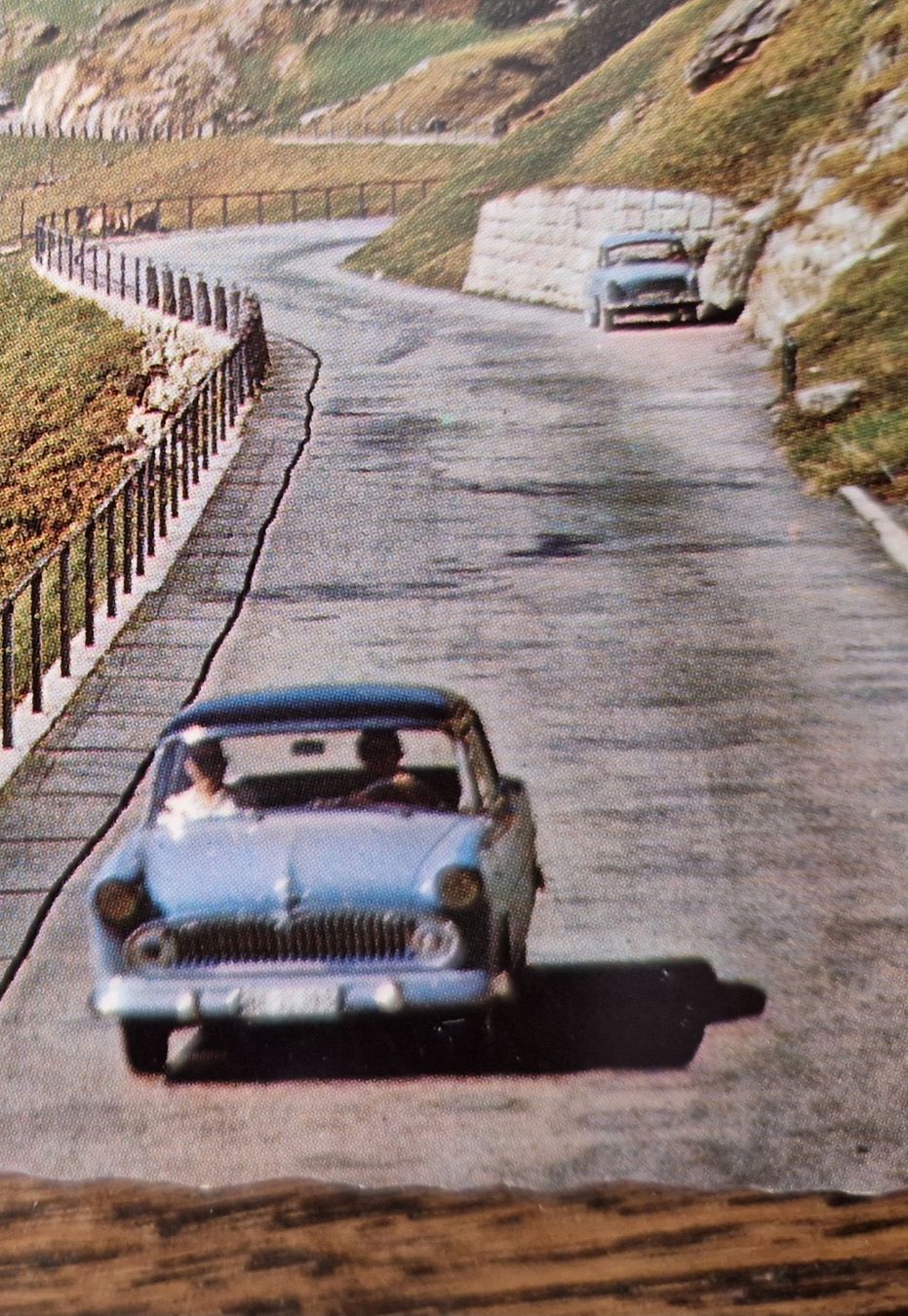 Ansichtskarten: Sustenstrasse, Oldtimer, Stempel Hotel Stern & Post Amsteg – Gebraucht aus Ebikon von Donar50 1