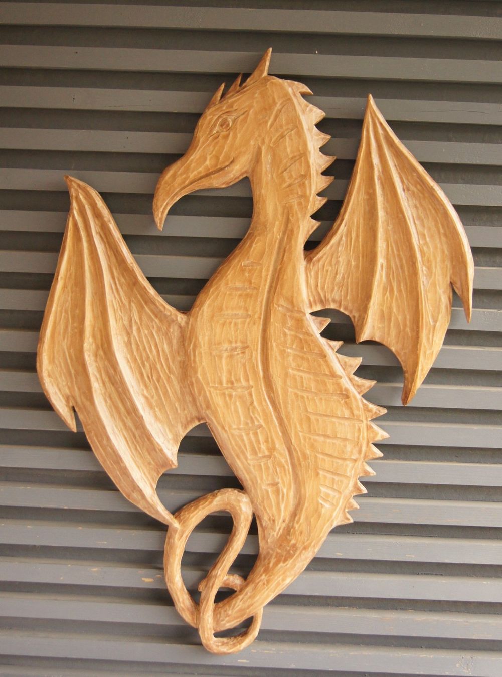 Skulpturen & Statuen: Geschnitzter Drache  – Neu (gemäss Beschreibung) aus Fribourg von erw_68dx 1