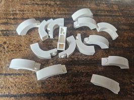 lego 6005 lot de 15 pièces White Arch 1 x 3 x 2 Curved