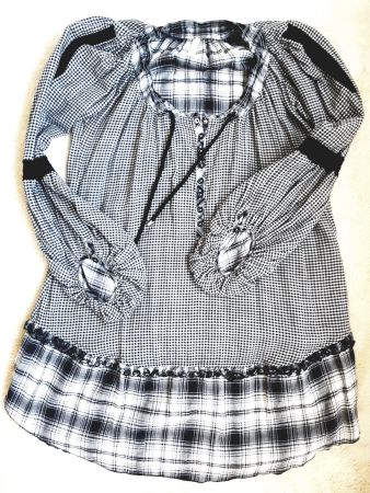 HIGH MADE ITALY TUNIKA BLUSE 34 VERSPIELT KLEID ROCK TOP