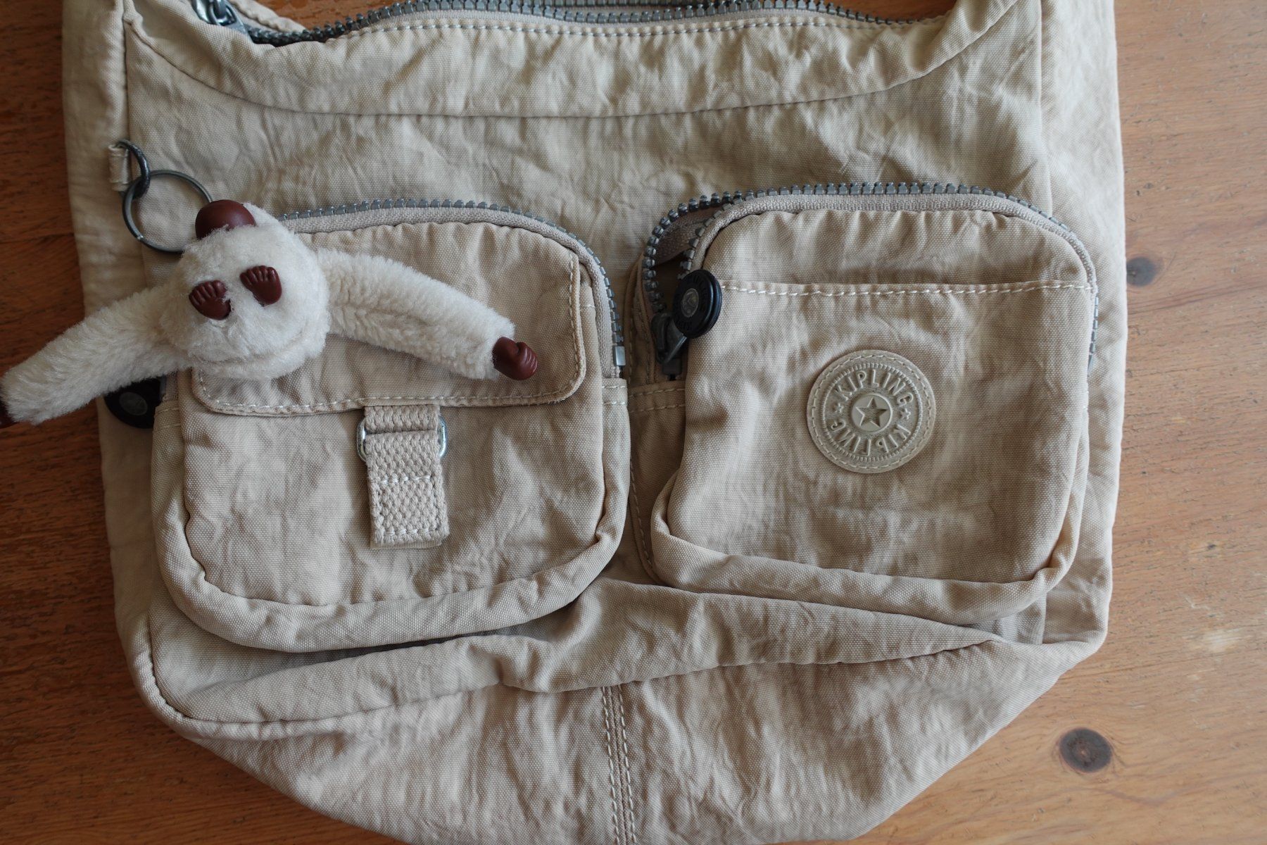 Kipling Borse: Kipling Tasche gebraucht | Beige – Usato da Ettiswil venduto da maimaiswiss 1