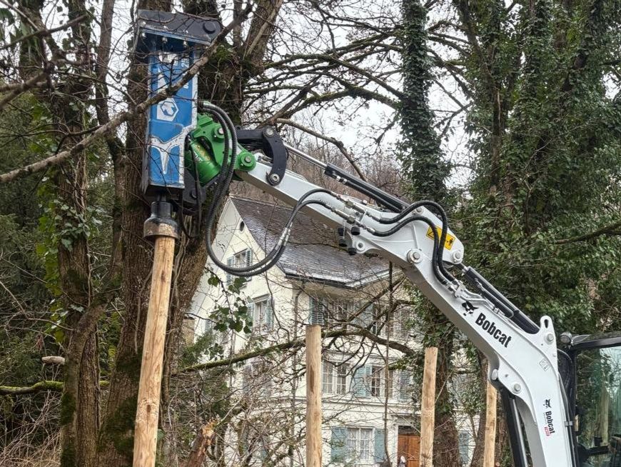 Escavatori: Pfahlramme mieten – Usato da Winterthur venduto da Chrigel227 2