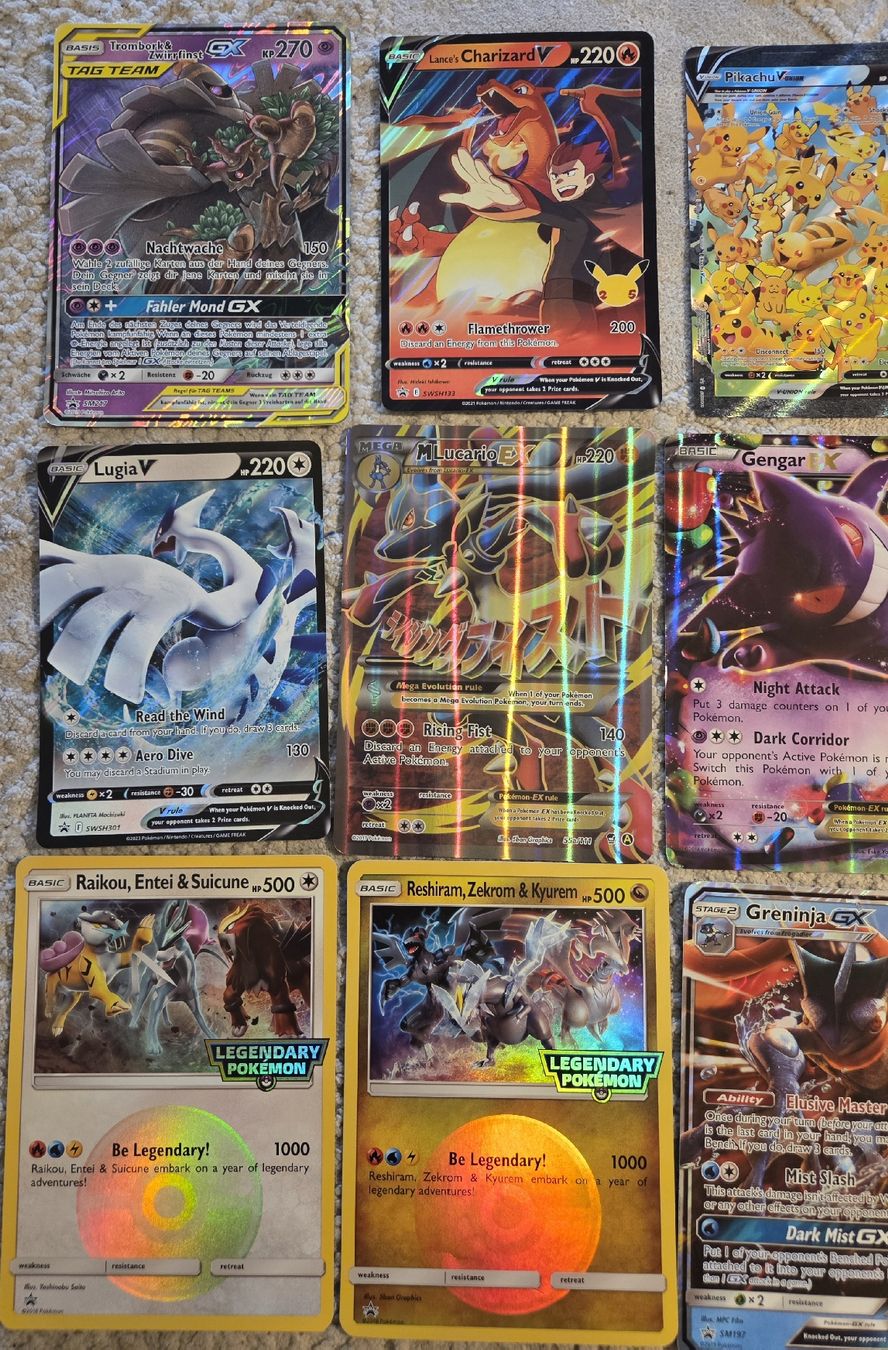 Pokémon Sammelbilder & Trading cards: Pokemon Jumbo Karten Sammlung Pikachu, Lugia, Charizard... – Gebraucht aus Glattpark(Opfikon) von dch_dlb6 4