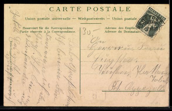 Cartes postales: Rehetobel /Appenzell, Strassenpartie mit – D'occasion à Berlin par bartko-reher 1