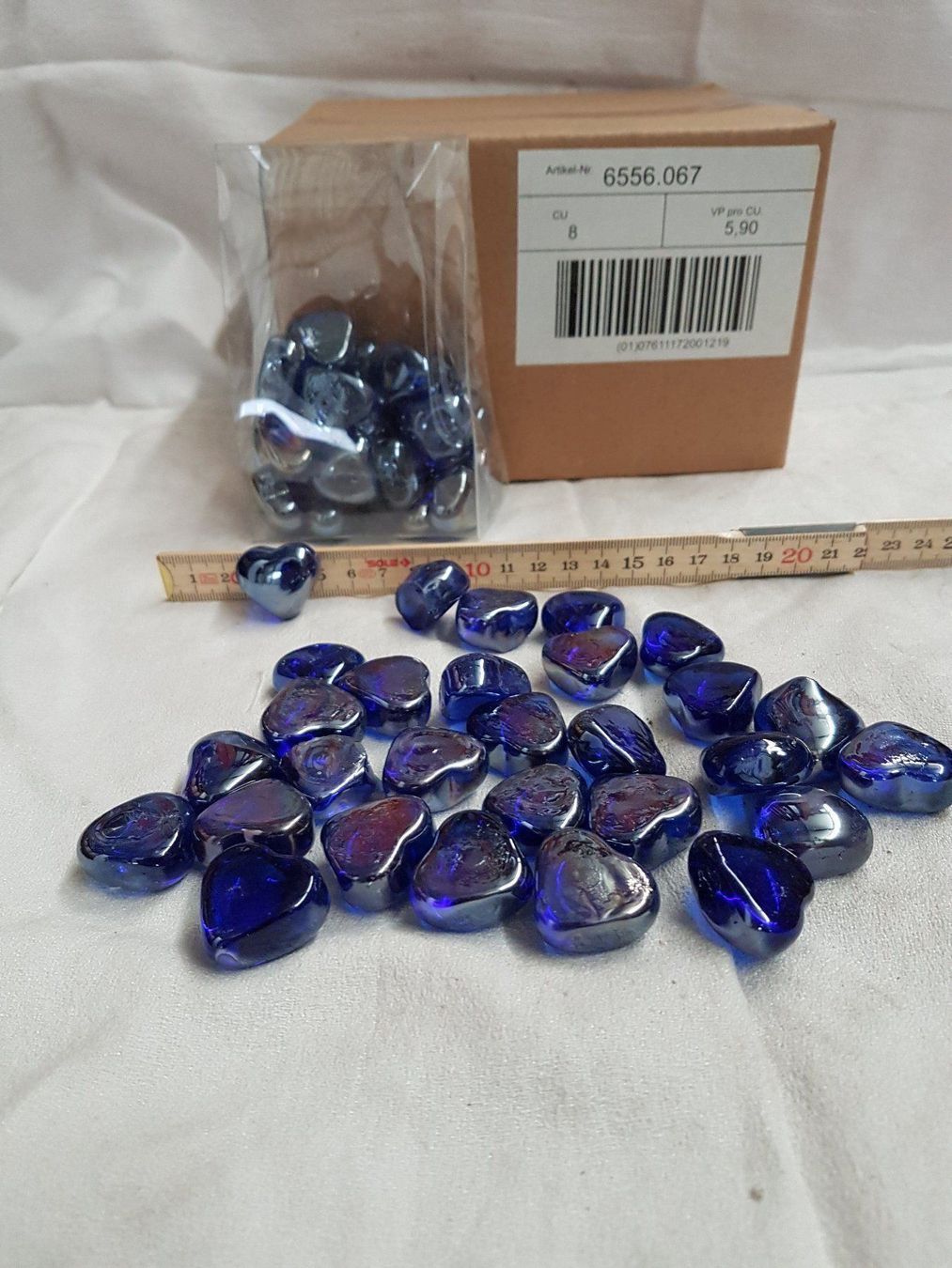 Gläser: Glassteine Nuggets Glasperlen Dekoglas – Neu und originalverpackt aus Wohlen von Amhag