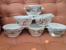 6 bols à soupe Pillivuyt France P3