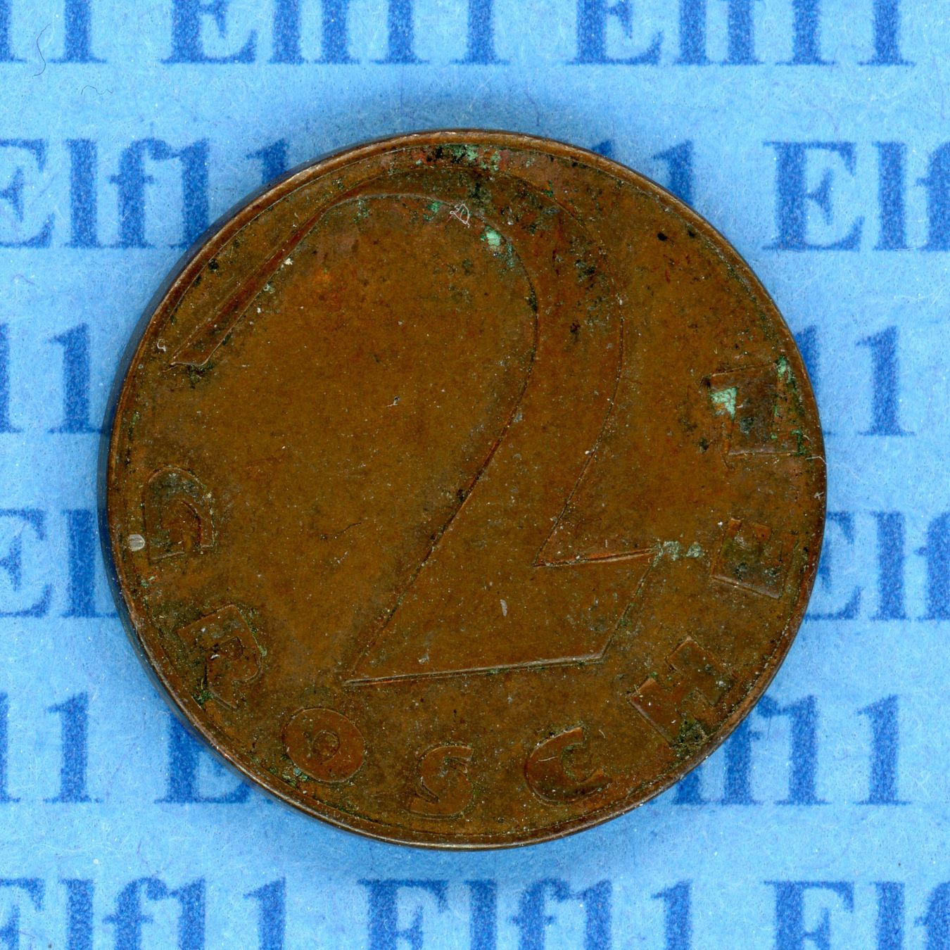 Tutti le monete: ATS___0.02 1925 vz 2 Groschen – Usato da Widnau venduto da Elf11 1