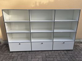 USM Haller Sideboard Reinweiss 3x4