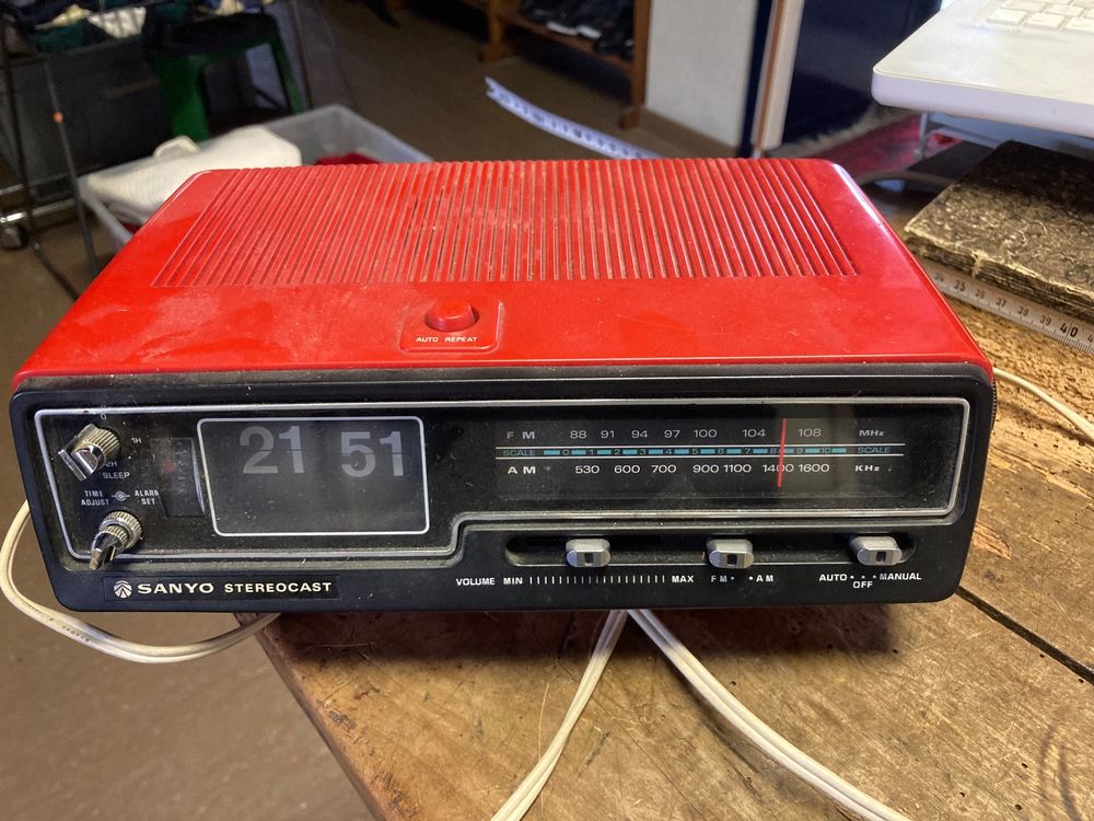 Vintage Klappzahlen Radio Wecker Sanyo RM 5320 | Kaufen Auf Ricardo