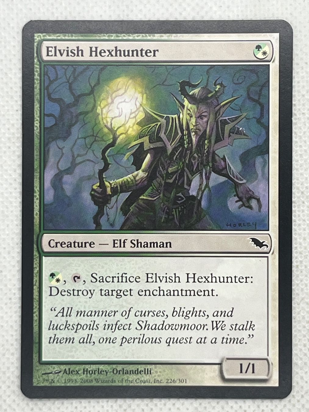 Magic The Gathering Sammelbilder & Trading cards: Magic Elvish Hexhunter Kreatur – Gebraucht aus Hinterkappelen von Kim1992