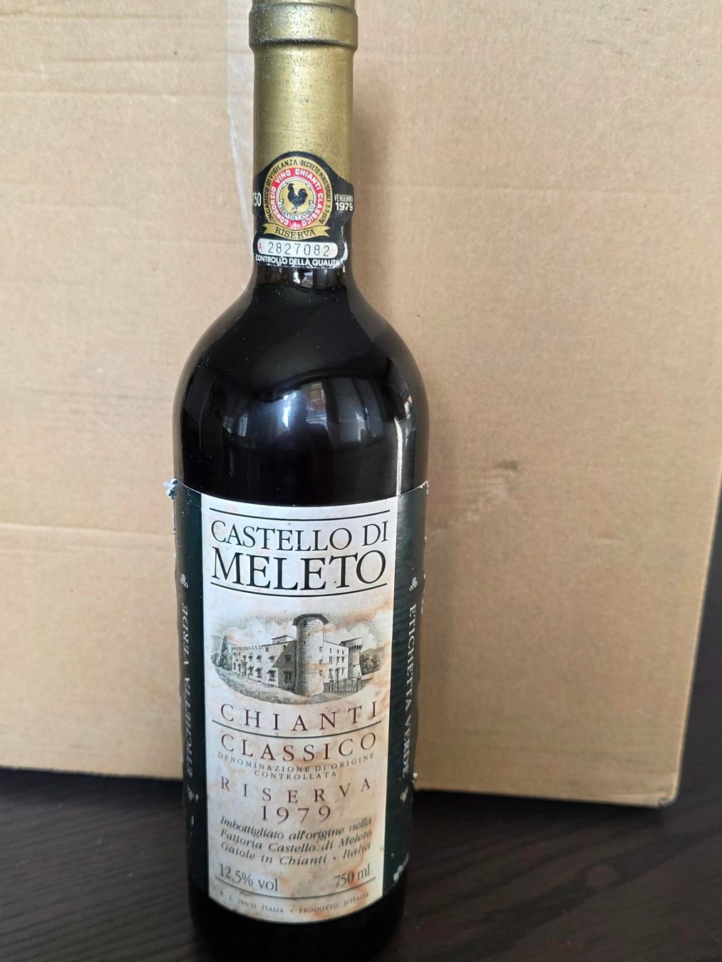 Wein: Chianti Classico Riserva 1979 Castello di Meleto – Gebraucht aus Grasswil von Natali.H