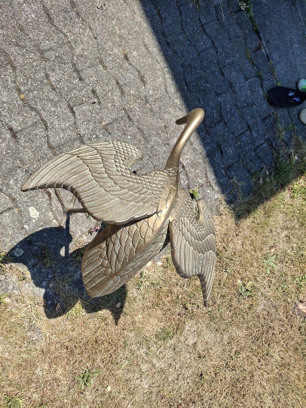 Statuette: Vintage Reiher/Storch Bronze – Usato da Bäriswil BE venduto da vonys 2