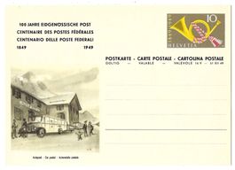 Bildpostkarte Katalog-Nr. 177-001 mit Bild Autopost 1949 *