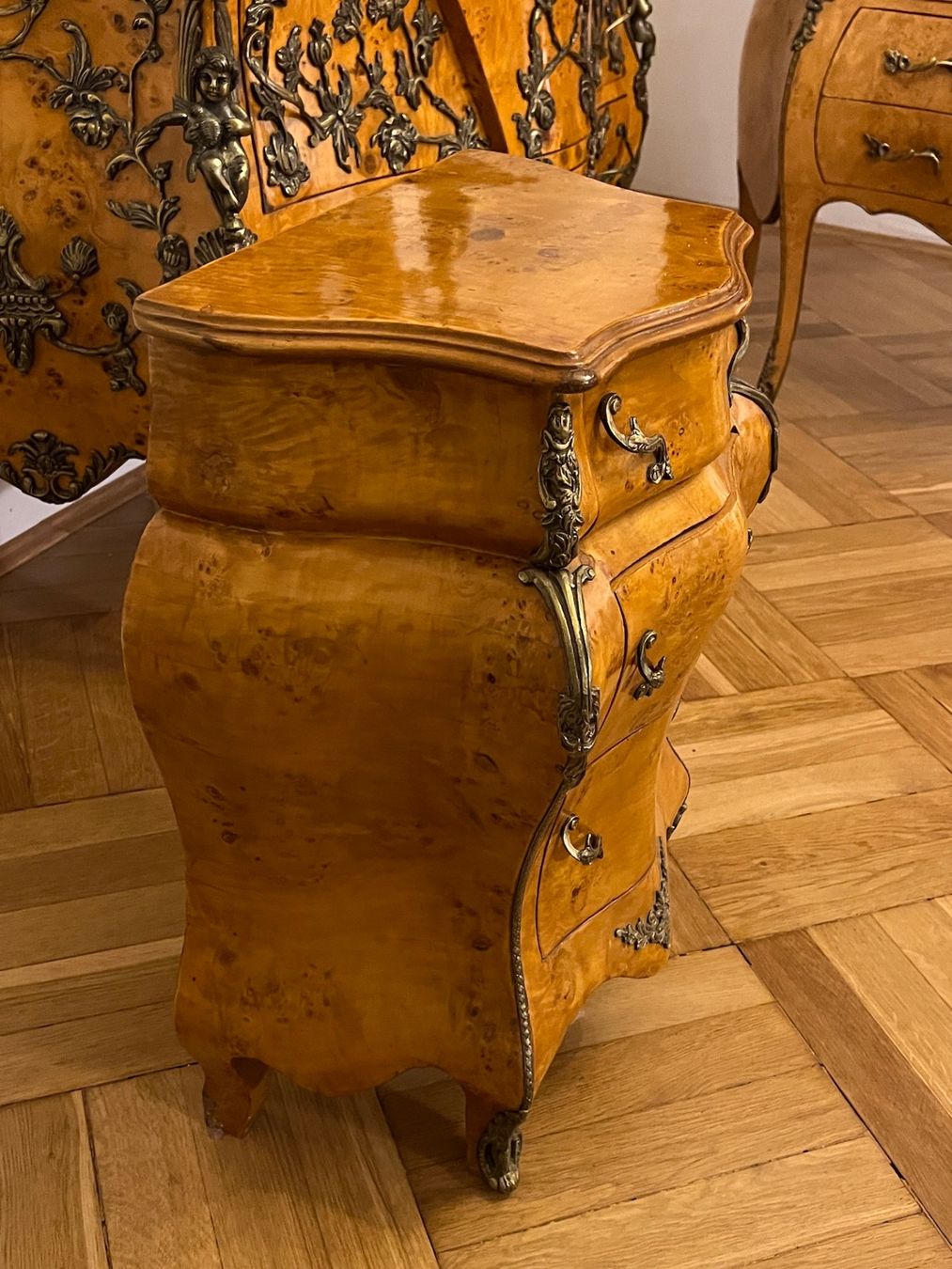 Cassettiere: Barock Kommode Anrichte Barockstil Messing Louis XV Empire – Usato da Gemünden venduto da GEUENWALD 3
