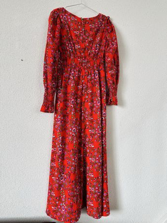 Vintage Floral Maxi Dress, size 38
