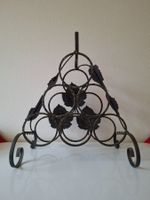 Weinständer / Flaschenhalter  Metall  für 6 Flaschen Vintage