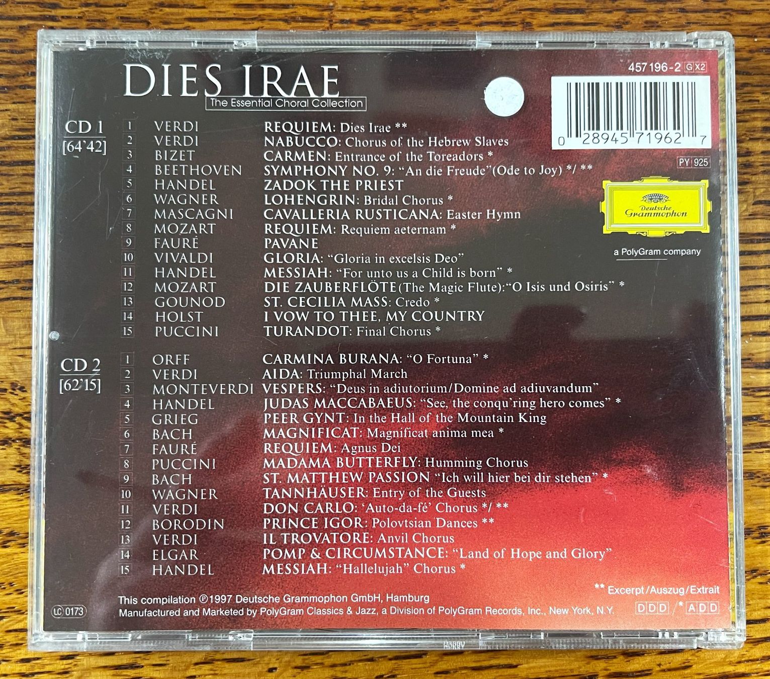 CD: Dies Irae - The Essential Choral Collection CD – Usato da Oftringen venduto da Vucki 1