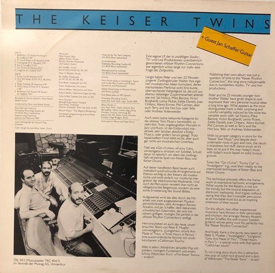 Schallplatten: The Keiser Twins (LP) – Gebraucht aus Grüningen von azulvinyl 1