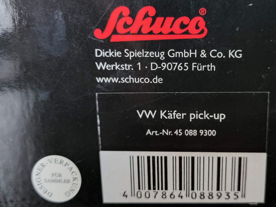Schuco Modellautos: VW Käfer Beutler-Pritsche 1:43 Schuco – Gebraucht aus Rothrist von Juana5 6