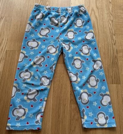 Pantalon polaire motifs pingouins, taille 98