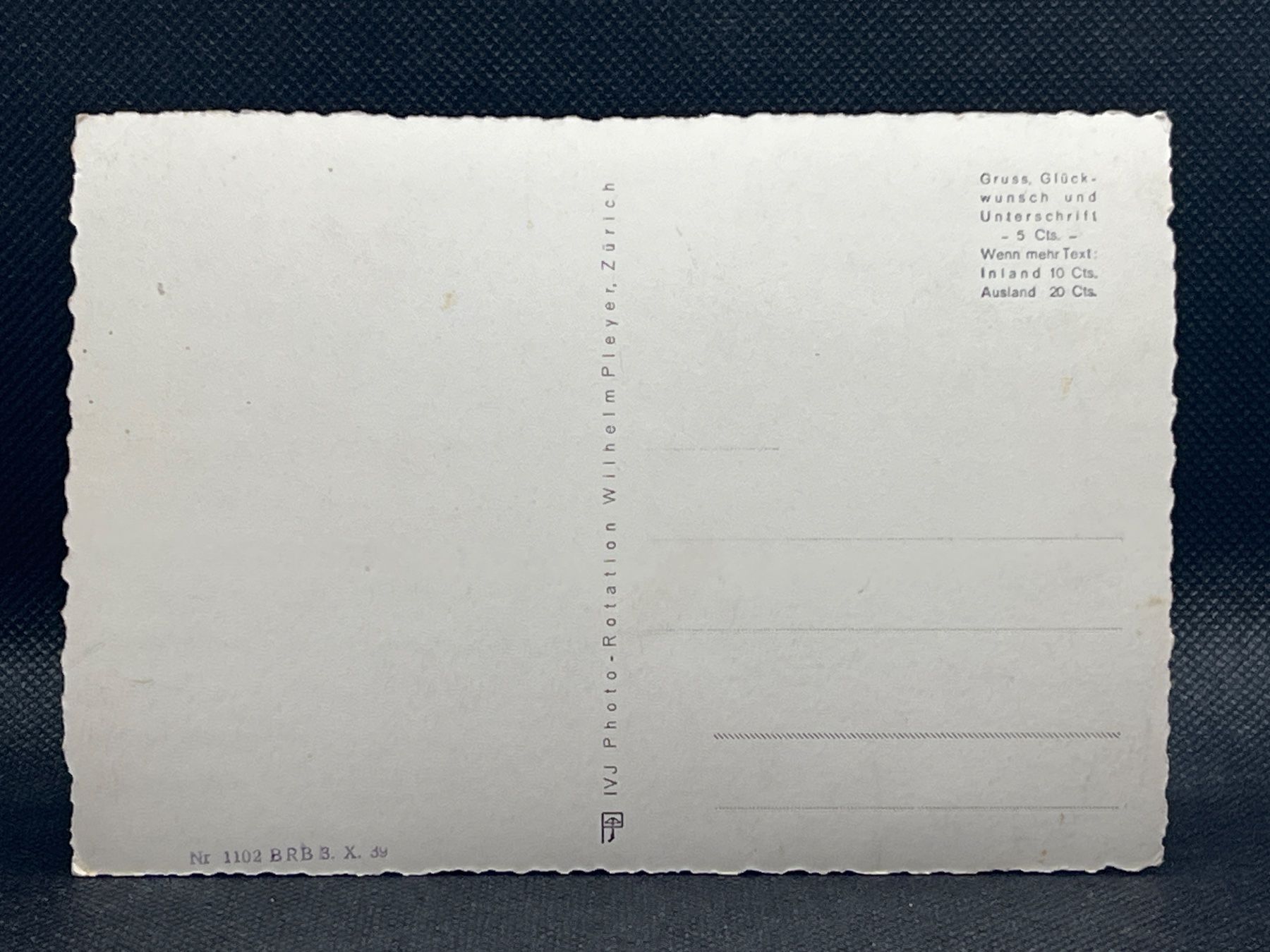 Cartoline postali: Zürich. Am Quai – Usato da Widnau venduto da Brusi9 1