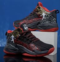 Top Basketballschuhe Grösse 35/45Schwarz-Rot für Sport & Fre