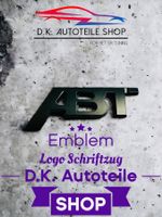 ABT Emblem Schriftzug Logo Schwarzmatt aus Metall Neu