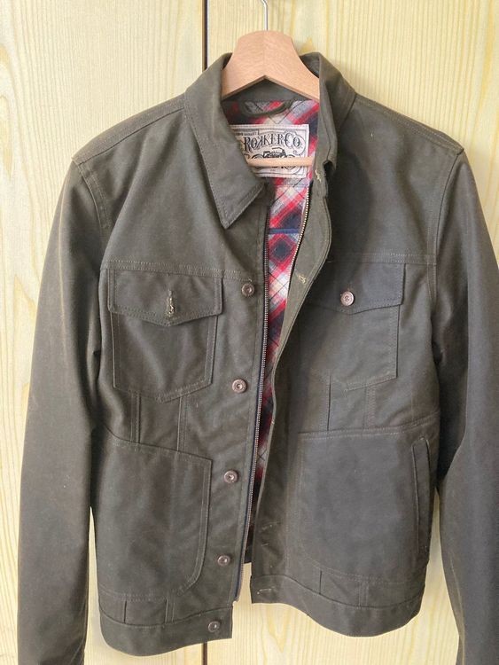 Rokker wax cotton store jacket