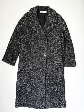 Zara Oversized Winter coat with wool Size S