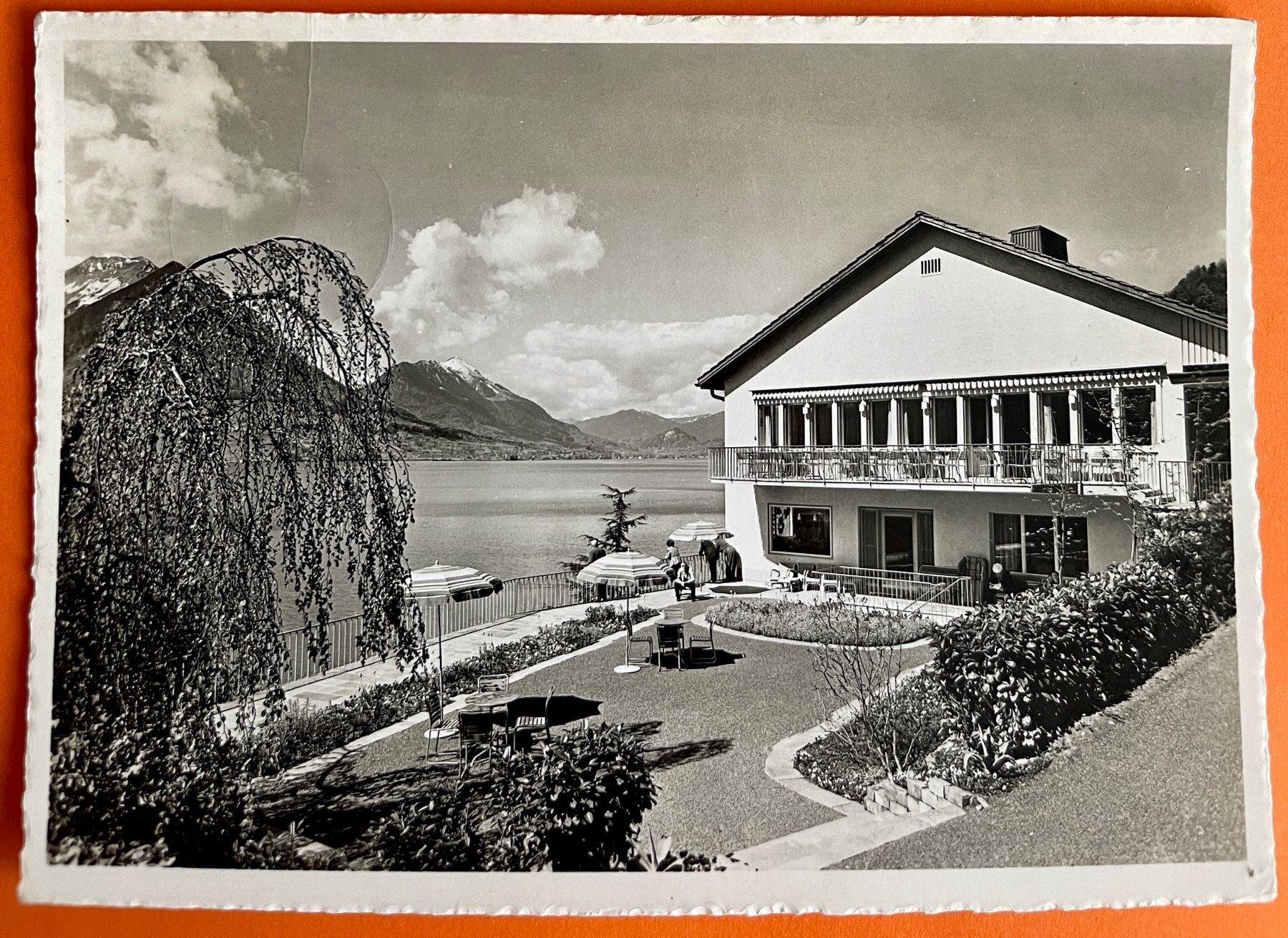 Ansichtskarten: GERSAU - FERIENHEIM S.B.H.V ROTSCHUO 1959 – Gebraucht aus Lutry von Ediego