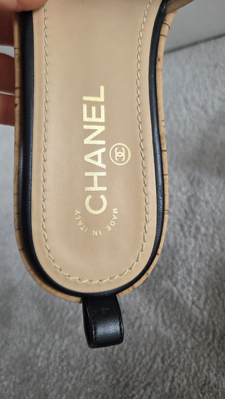 Chanel Chaussures femmes: Chanel Sandalen, Grösse 38.5 – D'occasion à Frick par mlpreloved 3