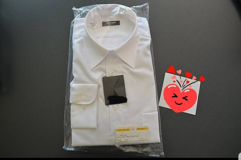Camicie: Weisses Hemd von Walbusch – Usato da Richenthal venduto da Mikesh01