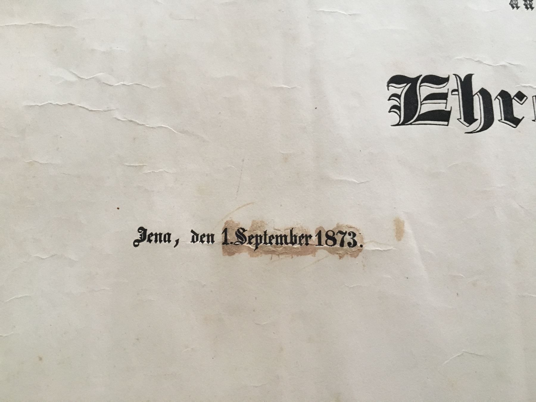 Cartoline: Ehren-Mitglied Gesangsverein 1873 – Usato da Gipf-Oberfrick venduto da Iberico 4