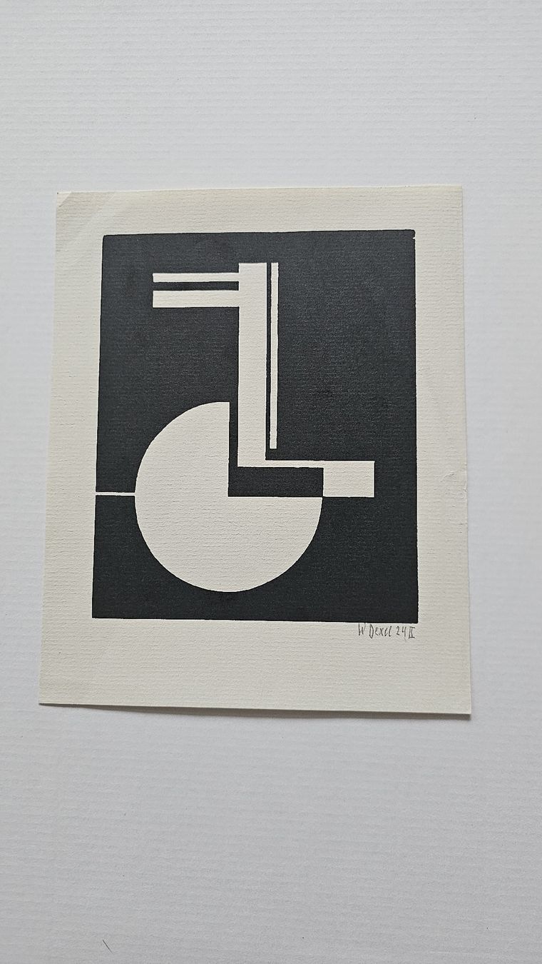 Grafica & Litografie: Walter Dexel(1890-1973) 1924 handsig. 22.5x18cm – Usato da Emmenbrücke venduto da Kunstankaufverkauf 4