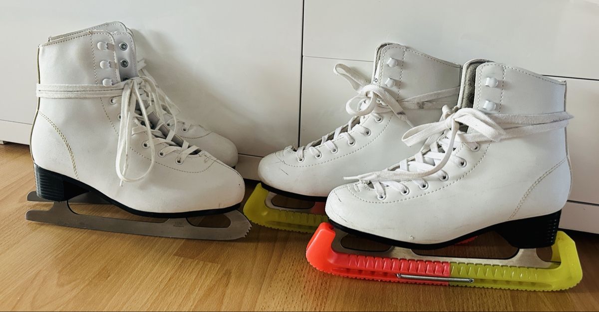 Pattini da ghiaccio: Schlittschuhe im Set & Tasche – Usato da Thalwil venduto da Mathilda2010