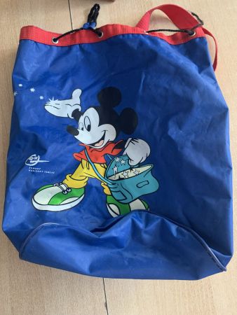Vintage Micky Maus Matchsack Rucksack 90er Egmont Horizont