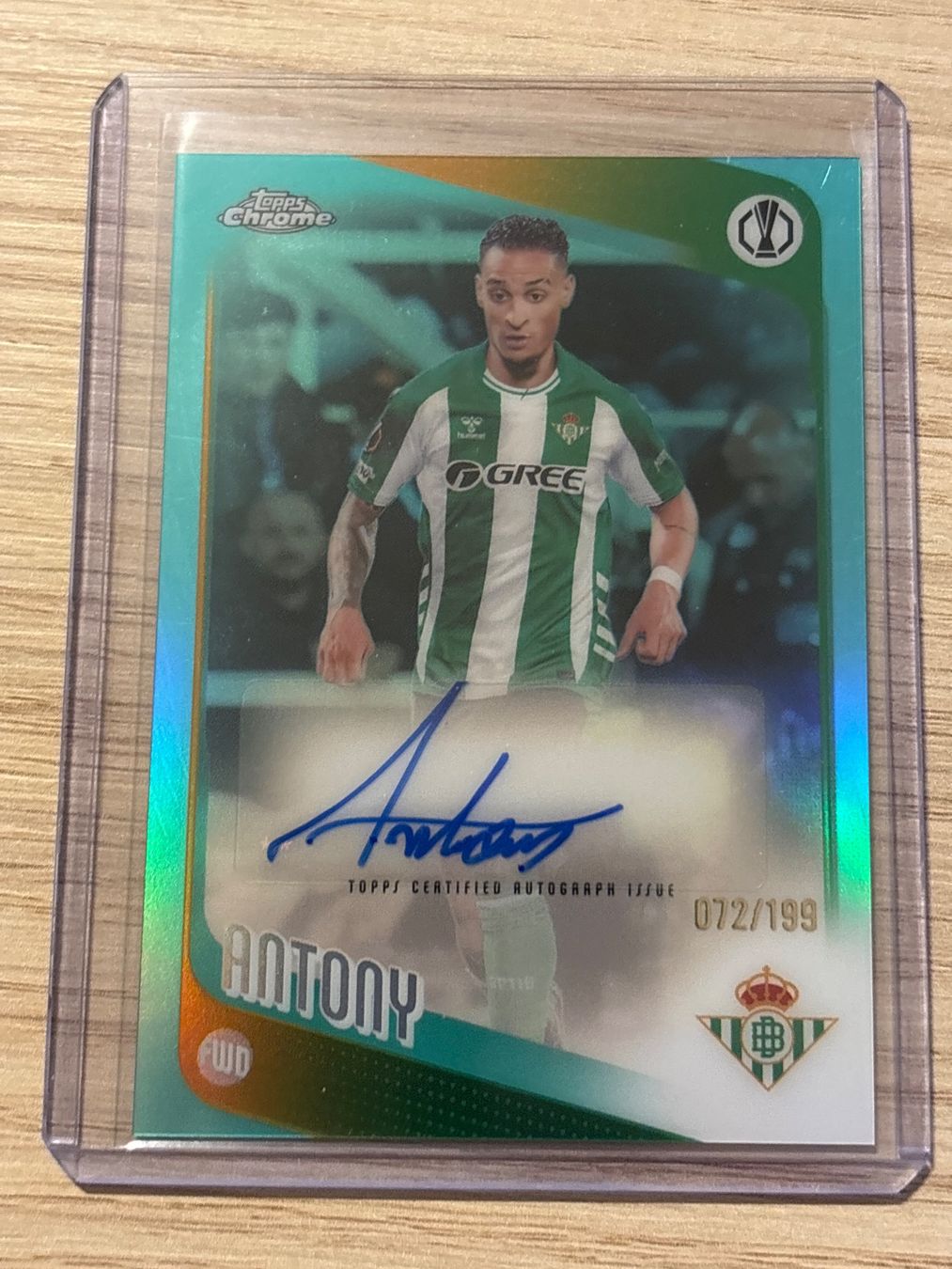 Topps Carte collezionabili: Topps Chrome UCC 25/26 Antony Auto /199 – Nuovo (secondo la descrizione) da Zürich venduto da BVBWINNER