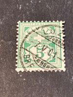 Ziffermuster 5Rp ZNr. 65B 1901 Vollstempel Luzern